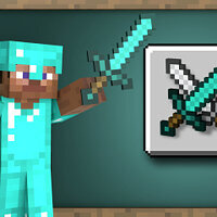 Достижение …легко в бою в игре Minecraft для Xbox One
