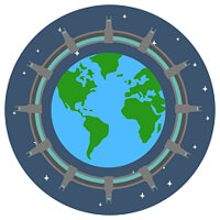 Достижение Earth Ring в игре Solar Smash для Google Play