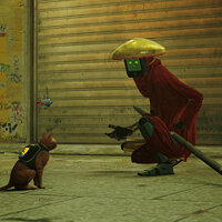 Достижение Cat Got Your Tongue? в игре Stray для Xbox One, Xbox Series