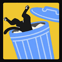 Достижение Dumpster Diving в игре Little Kitty, Big City для Steam