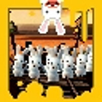 Достижение Bunnies Don't Understand Bowling в игре Rayman Raving Rabbids для PS2