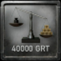 Достижение 40000 GRT в игре UBOAT для GOG