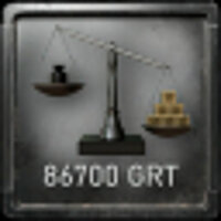 Достижение 86700 GRT в игре UBOAT для GOG