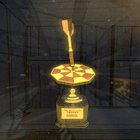 Достижение Bullseye Trophy в игре Blue Prince для Xbox Series