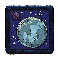 Достижение That's No Moon! в игре 60 Parsecs! для iOS
