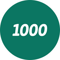 Достижение 1000 Games в игре Numberful для iOS