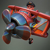 Достижение Red Baron в игре Fieldrunners 2 для iOS