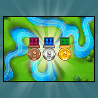 Достижение Snake River Co-Op Olympian в игре Bloons TD 5 для iOS