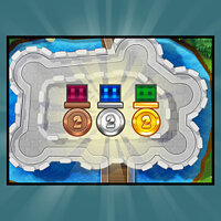 Достижение Castle Co-Op Olympian в игре Bloons TD 5 для iOS