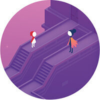 Достижение Бок о бок в игре Monument Valley 2 для Google Play