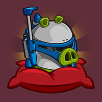 Достижение Jango Fett в игре Angry Birds: Star Wars 2 для iOS