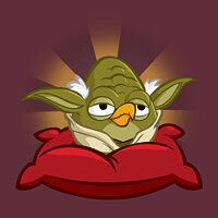 Достижение Yoda в игре Angry Birds: Star Wars 2 для iOS