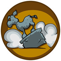 Достижение Donkey Dodger в игре Worms 2: Armageddon для iOS