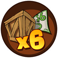 Достижение Six Dollar Worm в игре Worms 2: Armageddon для iOS