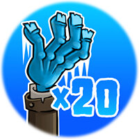 Достижение 20 Below Zero в игре Plants vs. Zombies для iOS