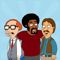 Достижение Unlock Jerome, Bruce, and Mort в игре Family Guy: The Quest for Stuff для iOS