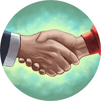 Достижение Deal! в игре Through the Ages для iOS