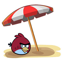 Достижение Beach Life в игре Angry Birds Rio для iOS