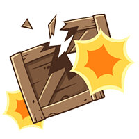 Достижение Crate Hater в игре Angry Birds Rio для iOS