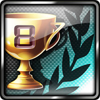 Достижение EIGHTH WONDER в игре Asphalt 8: Airborne для iOS