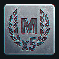 Достижение Золотая пятёрка в игре World of Tanks для Steam