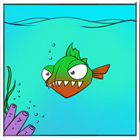 Достижение Chomping All The Way! в игре I Am Fish для Windows 10, Xbox One, Xbox Series