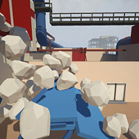 Достижение Сюрприз! (Обвал!) в игре Human: Fall Flat для Xbox One