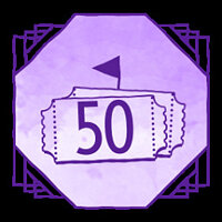 Достижение Challenge Master 50 в игре Railroad Ink Challenge для Steam