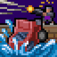 Достижение Down the Chain в игре Shakedown: Hawaii для Steam