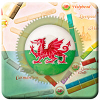 Достижение I Visited Wales в игре Ticket to Ride Europe для Google Play