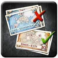 Достижение National Railways в игре Ticket to Ride Europe для Google Play
