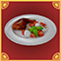 Достижение "Маринованная куриная ножка с салатом ""Капрезе"" в игре Cooking Simulator для Steam