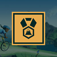 Достижение One with the mountain в игре Lonely Mountains: Downhill для Windows 10, Xbox One