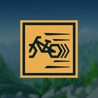 Достижение Без тормозов! в игре Lonely Mountains: Downhill для Windows 10, Xbox One