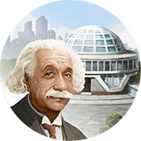 Достижение Giant of Science в игре Through the Ages для Google Play