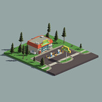 Достижение Attack The Gas Station в игре Tiny Room Stories Town Mystery для Google Play