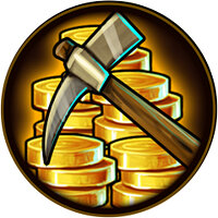 Достижение Gold, gold, diggy diggy, gold! в игре Dungeons & Aliens для Google Play