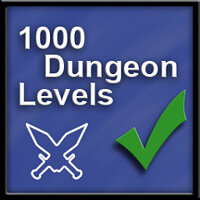 Достижение 1000 Dungeon Levels в игре Idling to Rule the Gods для Steam