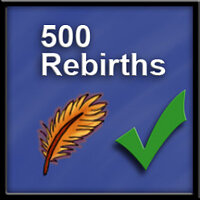 Достижение 500 Rebirths в игре Idling to Rule the Gods для Steam