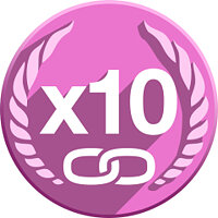 Достижение Chain x10 - Blitz в игре Drop7 для Google Play