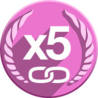 Достижение Chain x5 - Blitz в игре Drop7 для Google Play