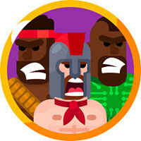 Достижение Greatest Warriors в игре Bowmasters для Google Play