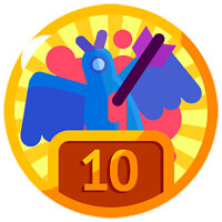 Достижение Great Hunt I в игре Bowmasters для Google Play