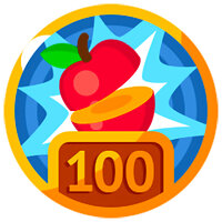 Достижение Fruitslayer IV в игре Bowmasters для Google Play