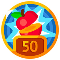 Достижение Fruitslayer III в игре Bowmasters для Google Play