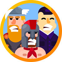 Достижение Kings and Gods в игре Bowmasters для Google Play