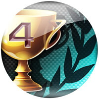 Достижение ВЕЛИКОЛЕПНАЯ ЧЕТВЕРКА в игре Asphalt 8: Airborne для Google Play