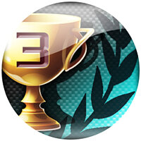 Достижение ТРЕТИЙ - СЧАСТЛИВЫЙ в игре Asphalt 8: Airborne для Google Play