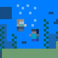 Достижение За дайвинг в игре Minecraft для Switch