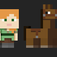 Достижение По коням! в игре Minecraft для Windows 10